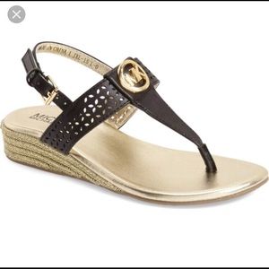 Michael Kors ‘Demi Vani’ Sandals- Black 4M